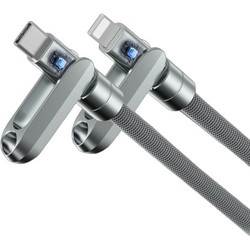 BAVIN CB-391-CC Braided USB-C to USB-C 120W 1.2m Silver