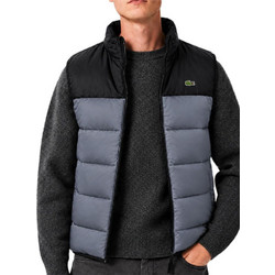 Lacoste Αμάνικο Ανδρικό Μπουφάν Χειμωνιάτικο Puffer Γκρι BH6761-4PC