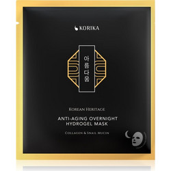 Korika Heritage Collagen & Snail Mucin Sheet Μάσκα Προσώπου για Αντιγήρανση Ενυδάτωση & Καταπράυνση με Κολλαγόνο & Εκχύλισμα Σαλιγκαριού 34gr