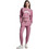 DKNY Mid Rise Varsity Logo Γυναικείο Παντελόνι Φόρμας Ροζ DP6P3896