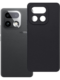 Blue Star Face Back Cover Matte Black (Realme 16 Pro Plus)