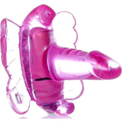 Kinksters Venus Butterfly Κλειτοριδικός Δονητής για Ζευγάρια με Τηλεχειριστήριο 7.5cm Ροζ
