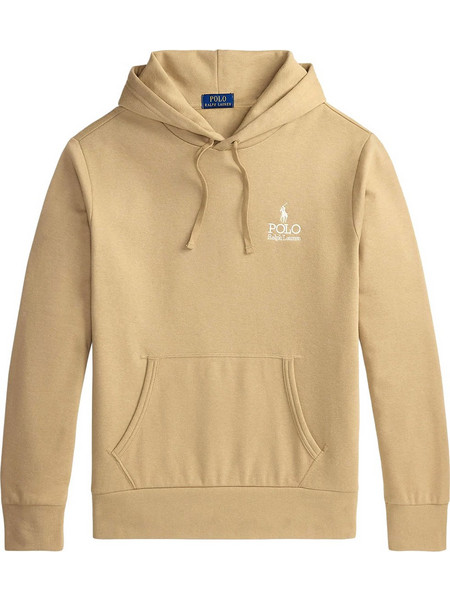 Polo Ralph Lauren Ανδρικό Φούτερ με Κουκούλα & Τσέπες Μπεζ 710B14661-005
