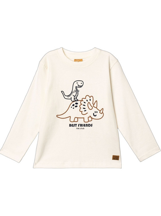 Funky Παιδικό T-Shirt Μακρυμάνικο Μπεζ 227-306101-1