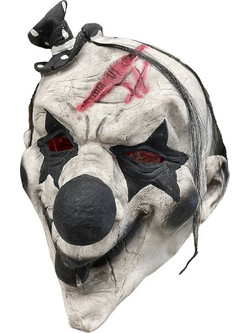 Μάσκα Halloween Κλόουν Ασπρόμαυρη 42505