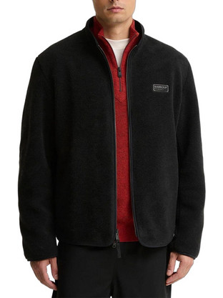 Barbour Ανδρική Ζακέτα Fleece με Φερμουάρ Μαύρη MCA1158-BIBK91