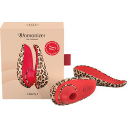 Womanizer Liberty 2 Leopard Κλειτοριδικός Δονητής Κόκκινος