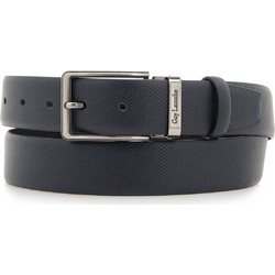 Guy Laroche Ανδρική Ζώνη Δερμάτινη Navy Μπλε GLF303-4