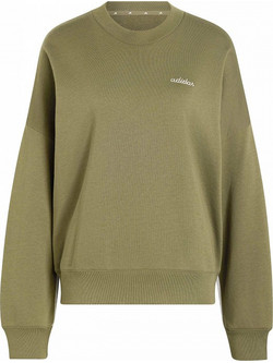 Adidas Seasonal Essentials Γυναικείο Αθλητικό Φούτερ Χακί KV6861