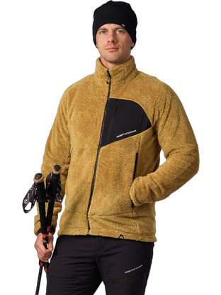 Northfinder Seba Ανδρική Ζακέτα Fleece Mustard