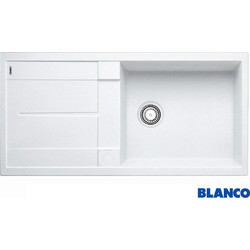 Blanco Metra XL 6 S Ένθετος Νεροχύτης Γρανίτη Αντιστρεφόμενος White 100x50cm
