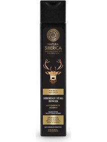 Natura Siberica Men Siberian Stag Power Φυτικό Σαμπουάν κατά της Πιτυρίδας 250ml