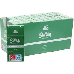 Φιλτράκια Swan Extra Slim Μέντα 5.7mm κουτί 20 τεμαχίων