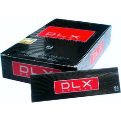 Κουτί με 24 τσιγαρόχαρτα DLX Deluxe 84mm Ultra fine λεπτό φύλλο με τιμή 0.86 το χαρτάκι
