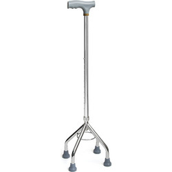 Vita Orthopaedics Μπαστούνι Τετράποδο Αλουμινίου Πτυσσόμενο με Βάση 73-96cm 09-2-056