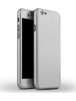 Body 360 + Tempered Glass Γκρι (iPhone 8/7)