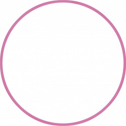 Χούλα-Χούπ 60cm - Φ18mm - 155gr, Ροζ Amila 48167
