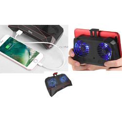 HOCO Cooling mobile phone holder and 2000mAh battery