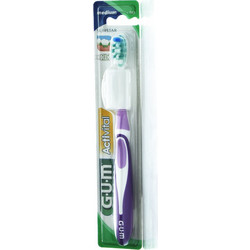 Gum Activital 583 Compact Medium Οδοντόβουρτσα Μωβ