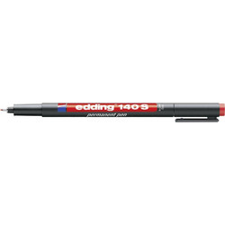edding 140 Μαρκαδόρος πολλαπλής χρήσης Κόκκινο