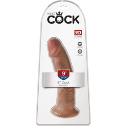 Pipedream King Cock 9" Ρεαλιστικό Dildo με Βεντούζα 23cm Tan