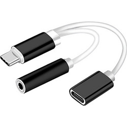 POWERTECH CONVERTER USB TYPE-C ΣΕ 3.5MM & ΘΗΛΥΚΟ USB TYPE-C, ΛΕΥΚΟ (CAB-UC030)