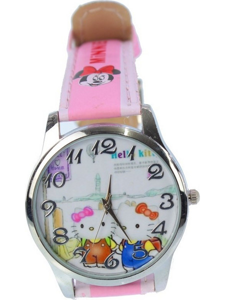 Hello Kitty & Minnie Παιδικό Ρολόι Ροζ TSA.101.04.014