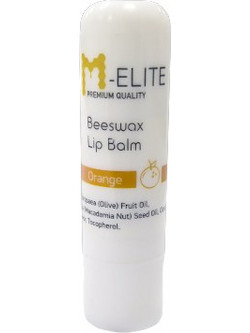 M-Elite Orange Beeswax Lip Balm 4ml