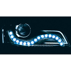 Simoni Racing Ταινία Bootes Με 15 Led Λευκό Χρώμα 30cm
