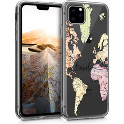 KW Silicone World Map Transparent (iPhone 11 Pro)