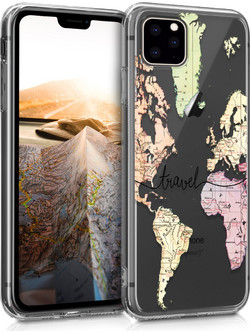 KW Silicone World Map Transparent (iPhone 11 Pro)
