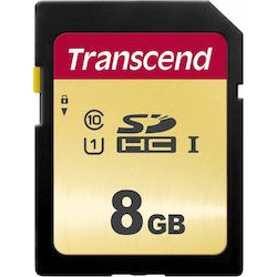Transcend 500s SDHC 8GB Class 10 U3 UHS-I