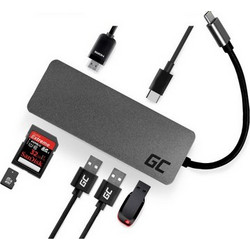 Green Cell USB-C Docking Station με HDMI 4K PD