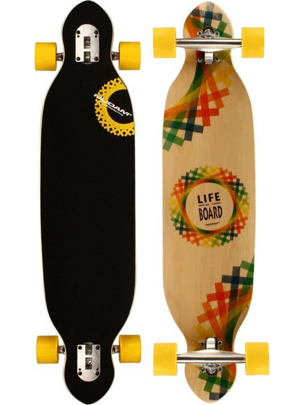 Nijdam Longboard Criss Cross 52OT-GRB