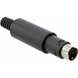 Mini DIN 6 Pin Αρσενικό Βύσμα Male Solder Connector