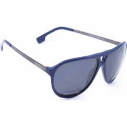 Hoffman 8190 C2 Ανδρικά Γυαλιά Ηλίου Aviator Μεταλλικά Μπλε με Μπλε Polarized Φακό