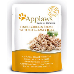Applaws Adult with Chicken Breast & Beef in Jelly 70gr