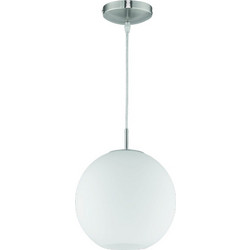 Trio Lighting Moon Κρεμαστό Φωτιστικό Οροφής Μονόφωτο E27 Λευκό R30152507