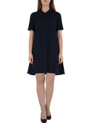 Traffic People Preppy loves audrey Mini Καθημερινό Φόρεμα Navy Μπλε PL9026