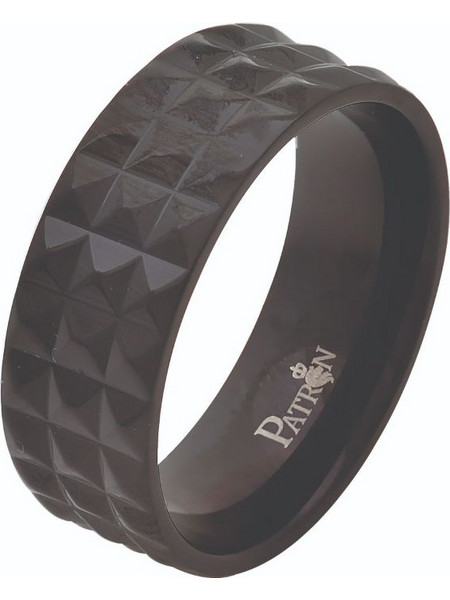 Δαχτυλίδι Αντρικό Ατσάλινο size65, PRINCE, Κωδ.BDSS-0037.BK