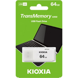 Kioxia U202 64GB USB Stick 2.0 με USB-A Λευκό