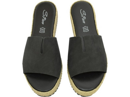 ESPADRILLA E9-003 ΜΑΥΡΟ NUBUCK
