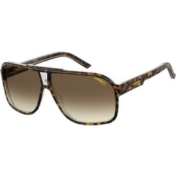 Carrera Grand Prix 2 086/HA Ανδρικά Γυαλιά Ηλίου Aviator Κοκάλινα Καφέ με Καφέ Degradee Φακό