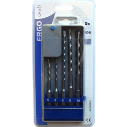 Τρυπάνια Σετ των 5 Τεμαχίων SDS (550100.0010) ERGO