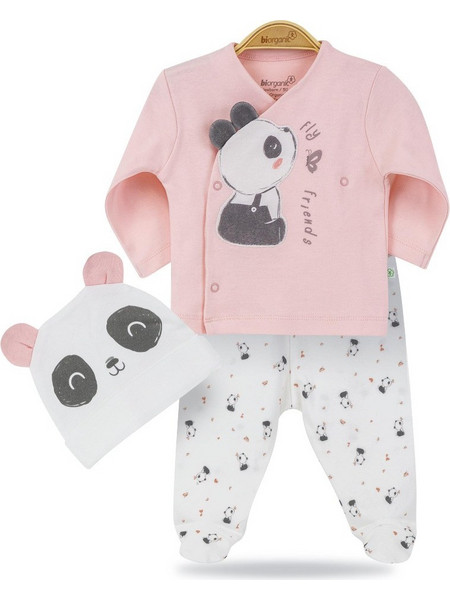 Φόρμα βρεφική με κλειστό πόδι Cute Panda 73221
