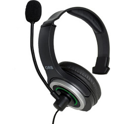 ORB Elite Chat PS4 Gaming Headset Over Ear Black Silver
