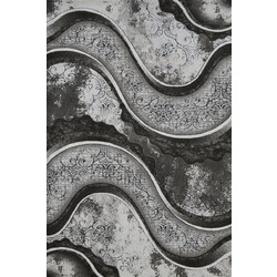 Sprintzio Tango Χαλί Ορθογώνιο Shaggy 160x230cm 7804 Silver