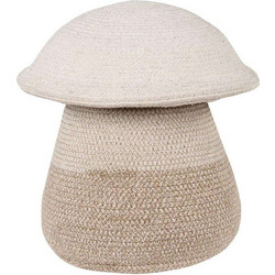 Καλάθι Αποθήκευσης Mama Mushroom LOR-BSK-MUMAMA Natural-Soil Brown 33X38Cm Lorena Canals Βαμβάκι-Μικροφίμπρα
