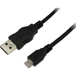 LogiLink USB 2.0 Cable, USB-A/M To Micro-USB/M, 3m, Black (CU0059)