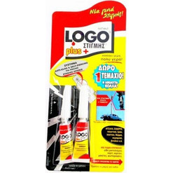 Κόλλα LOGO INSTANT ΣΤΙΓΜΗΣ PLUS+ 2gr+2gr (10PL25)